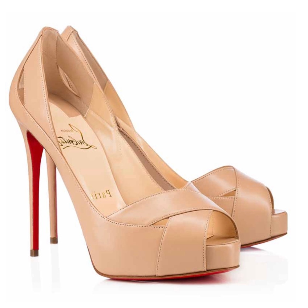 Christian Louboutin Peep Toe Platforms